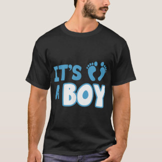 T-shirt Son Un Garçon Design Genre Reveillez Baby shower d