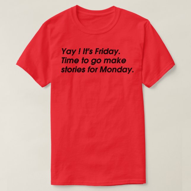 T-shirt Son vendredi (Design devant)