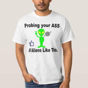 T-shirt Sondage étranger, semblables ceci