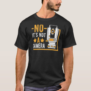 T-shirt Sondage Terrestre Théodolite Sondage Tripod Terres