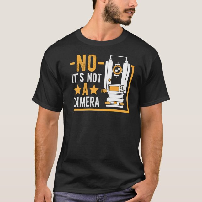 T-shirt Sondage Terrestre Théodolite Sondage Tripod Terres (Devant)