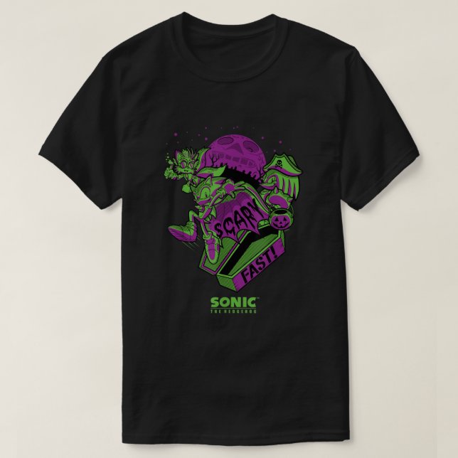 T-shirt Sonic Friends Effraie Halloween rapide (Design devant)