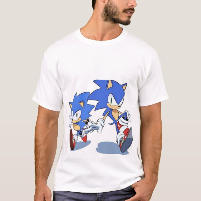 T-shirt Sonic super stars (Devant)