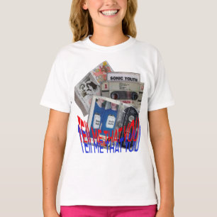 T-shirt SONIC YOUTH CASSETTE TAPE cool art