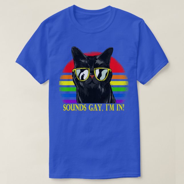 T-shirt Sonne Gay Im Dans LGBT Cat Pride Mois (Design devant)