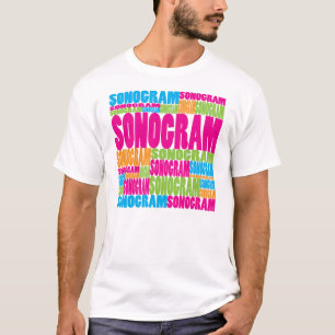 T-shirt Sonogramme coloré