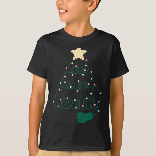 T-shirt Sonographer Christmas Tree Ultrasound Mfm Sonograp (Devant)
