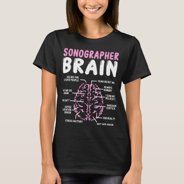 T-shirt Sonographer  for Work Sonography Accessoires (Devant)