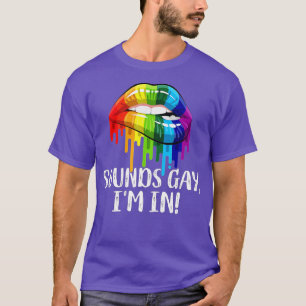 T-shirt Sons Gay Im Dans Funny Pride LGBT Drapeau Arc-en-c