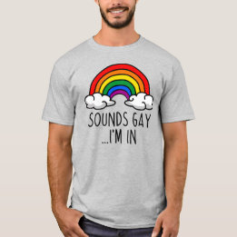 T-SHIRT SONS GAY JE SUIS DANS