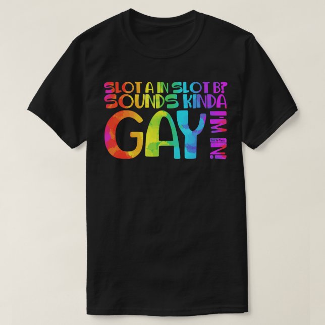 T-shirt Sons Kinda Gay (Design devant)