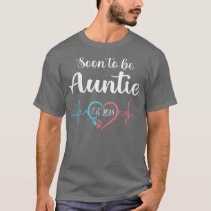 T-shirt Soon to be Auntie 2023 First Time Mom Pregnancy An