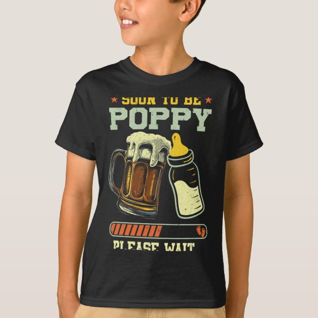 T-shirt Soon To Be Ppy Est 2025 Pregnancy Announcement L  (Devant)