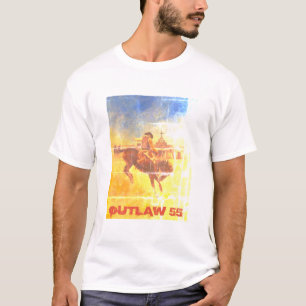 T-shirt s'opposant de cowboy du hors-la-loi 55 de