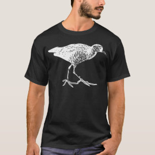 T-shirt Sora Carolina Rail Blanc
