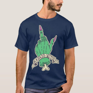 T-shirt Sorcière Badass Funny sorcière médiane