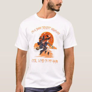 T-shirt Sorcière Chambres Sur Un Hall D'Autoroutes Du Dése