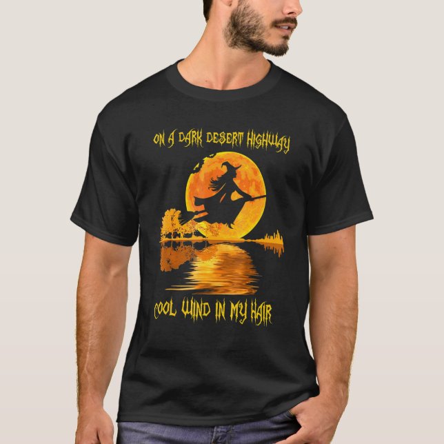 T-shirt Sorcière Chambres Sur Un Hall D'Autoroutes Du Dése (Devant)