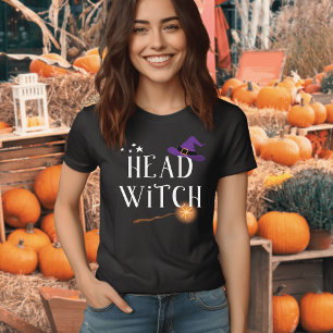 T-shirt Sorcière chef - Halloween jumelé à la famille