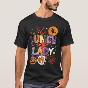 T-shirt Sorcière de cuisine de dame de déjeuner d'Hallowee