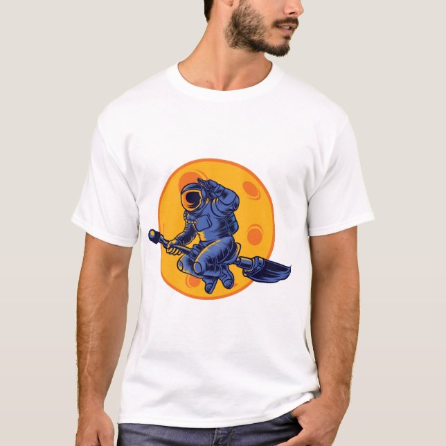 T-shirt Sorcière de l'espace (Devant)