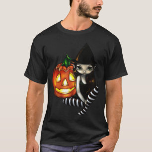 T-shirt Sorcière de nuit de Halloween et chemise gothique