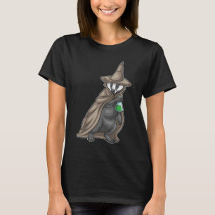 T-shirt Sorcière d'Halloween de Blaireau
