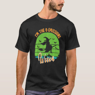 T-shirt Sorcière d'Halloween Net 0 Émissions