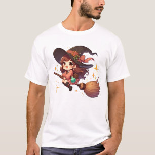 T-shirt Sorcière en formation - Whimsical Young Witch