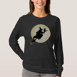 T-shirt Sorcière et chat