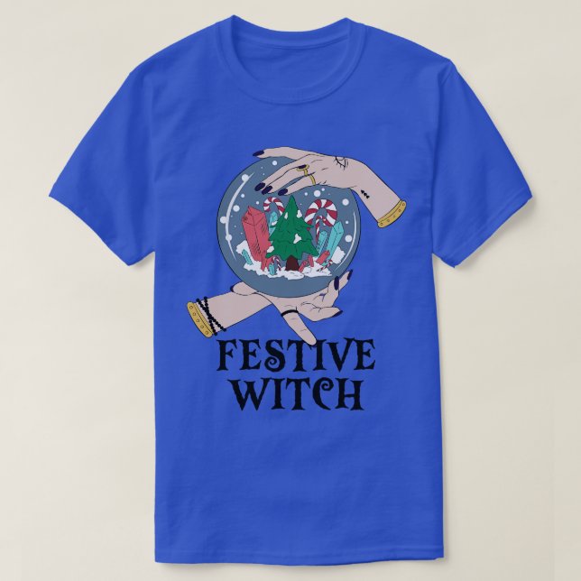 T-shirt Sorcière festive (Design devant)