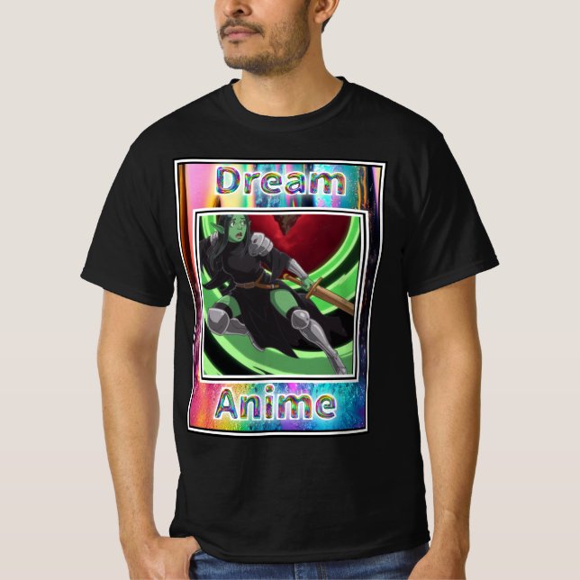 T-shirt Sorcière guerrier Dream Anime (Devant)