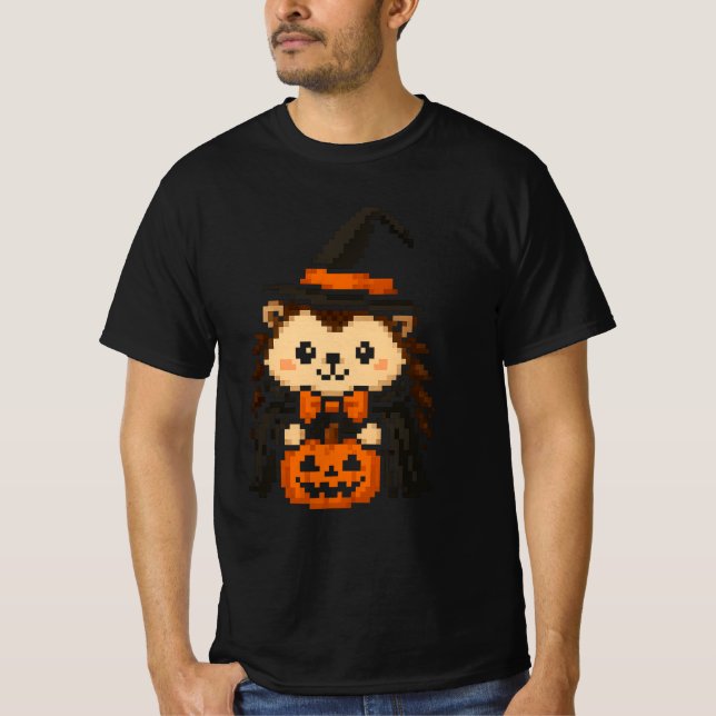 t-shirt sorcière hérisson (Devant)