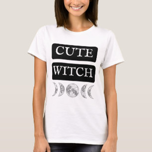 T-shirt sorcière mignonne