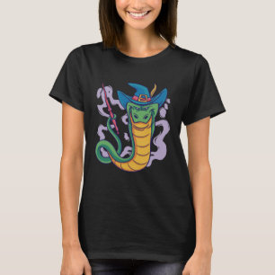 T-shirt sorcière serpent avec baguette magique pour garçon