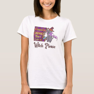 T-shirt Sorcière S'Il Vous Plaît - Chat Noir Sorcière