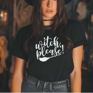 T-shirt Sorcière S'Il Vous Plaît Drôle Halloween