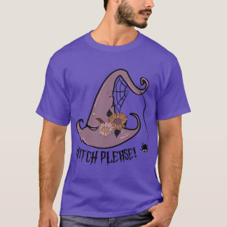 T-shirt Sorcière s'il vous plaît Funny Halloween AUTOCOLLA
