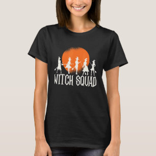 T-shirt Sorcière Squad sorcières Éffrayant