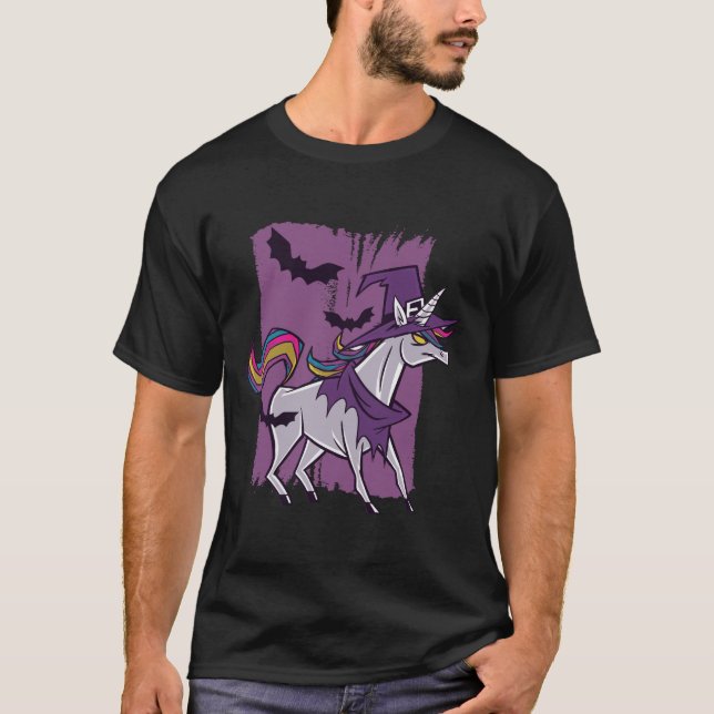 T-shirt Sorcière Unicorne (Devant)