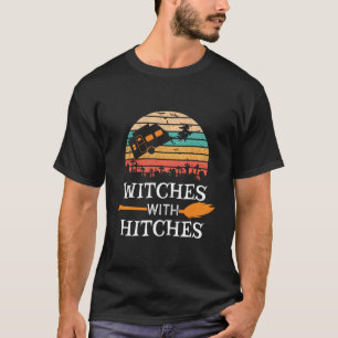 T-shirt Sorcières avec remorques Camionnette de camping Ha