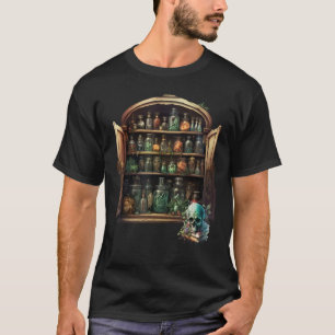 T-shirt Sorcières d'Halloween Apothecaire Éffrayants Spell
