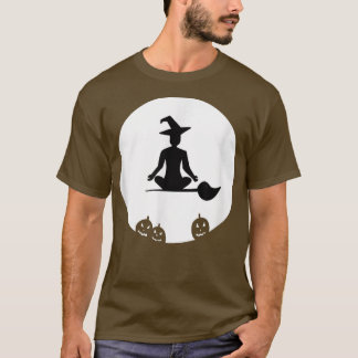 T-shirt SORCIÈRES YOGA  Helloween  Méditation  Namaste  Fi