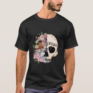 T-shirt Sorta Merry Sorta Effrayant Éffrayant Noël Goth Sk