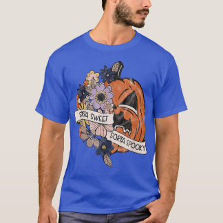 T-shirt Sorta Sweet Sorta Citrouille Éffrayant 