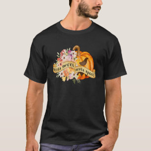 T-shirt Sorta Sweet Sorta Fleurs Éffrayantes Jack O'Lanter