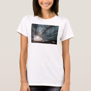 T-shirt Sortant d'une grotte de glace, Islande