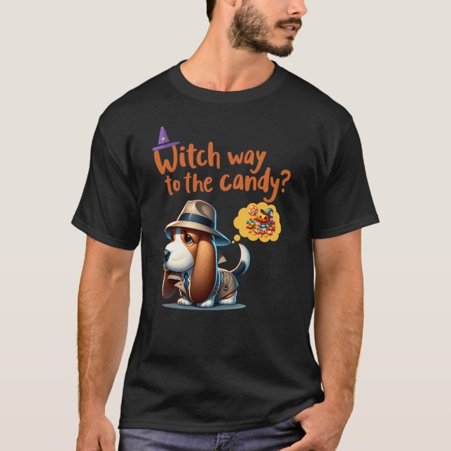 T-shirt Sortez du bonbon ? Halloween drôle (Devant)