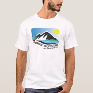 T-shirt Sortez et réfléchissez 