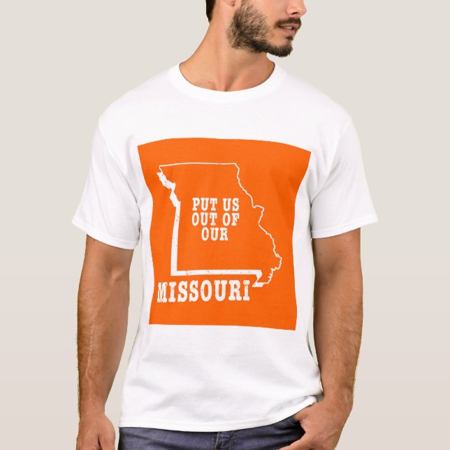 T-shirt Sortez-Nous De Notre Missouri (Devant)
